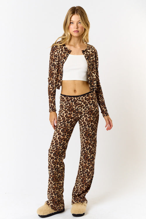 Lace + Leopard Lounge Pant