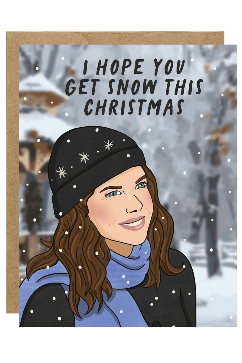 Gilmore Snow For Christmas Holiday Card