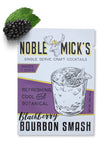 Blackberry Bourbon Smash Cocktail