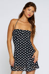 Mini Polka Dot Halter Dress