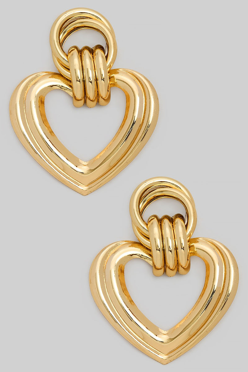 Heart Knot Earrings