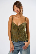 Cami Velvet Top
