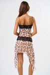 Lacey Leopard Top + Skirt