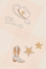 Cowgirl Diva - Rhinestone Tattoo Set