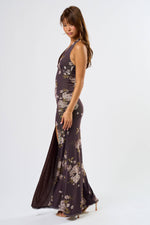 Mia Halter Maxi Dress