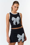 Lace Bow Tank Top