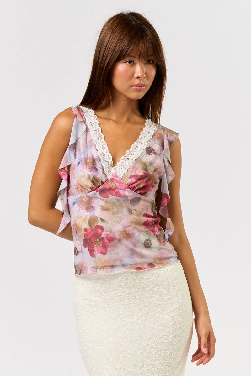 Charlotte Floral Top