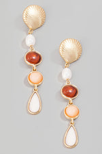 Shell + Pearl Earrings