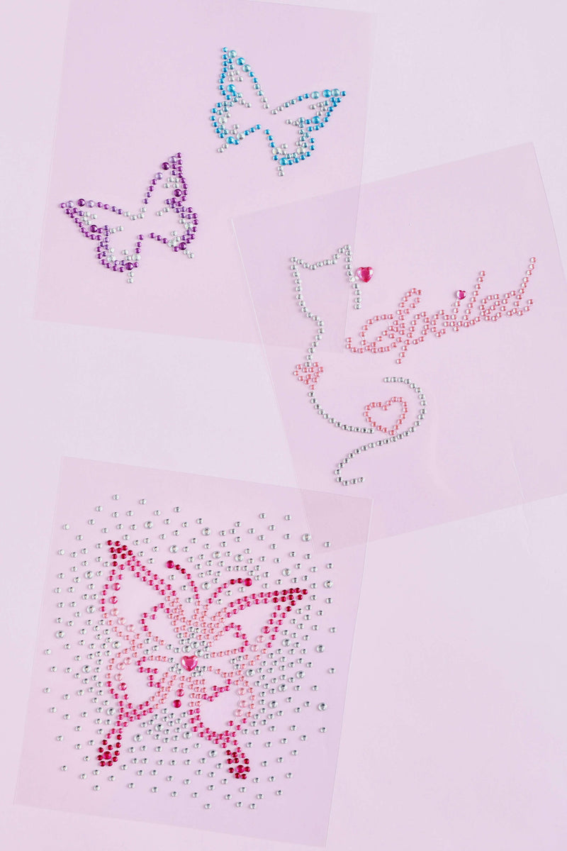 Butterfly Girl - Rhinestone Tattoo Set