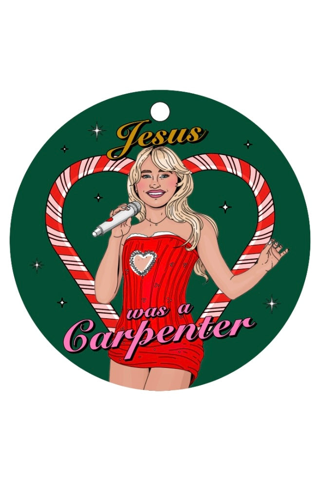 Sabrina Carpenter Holiday Ornament