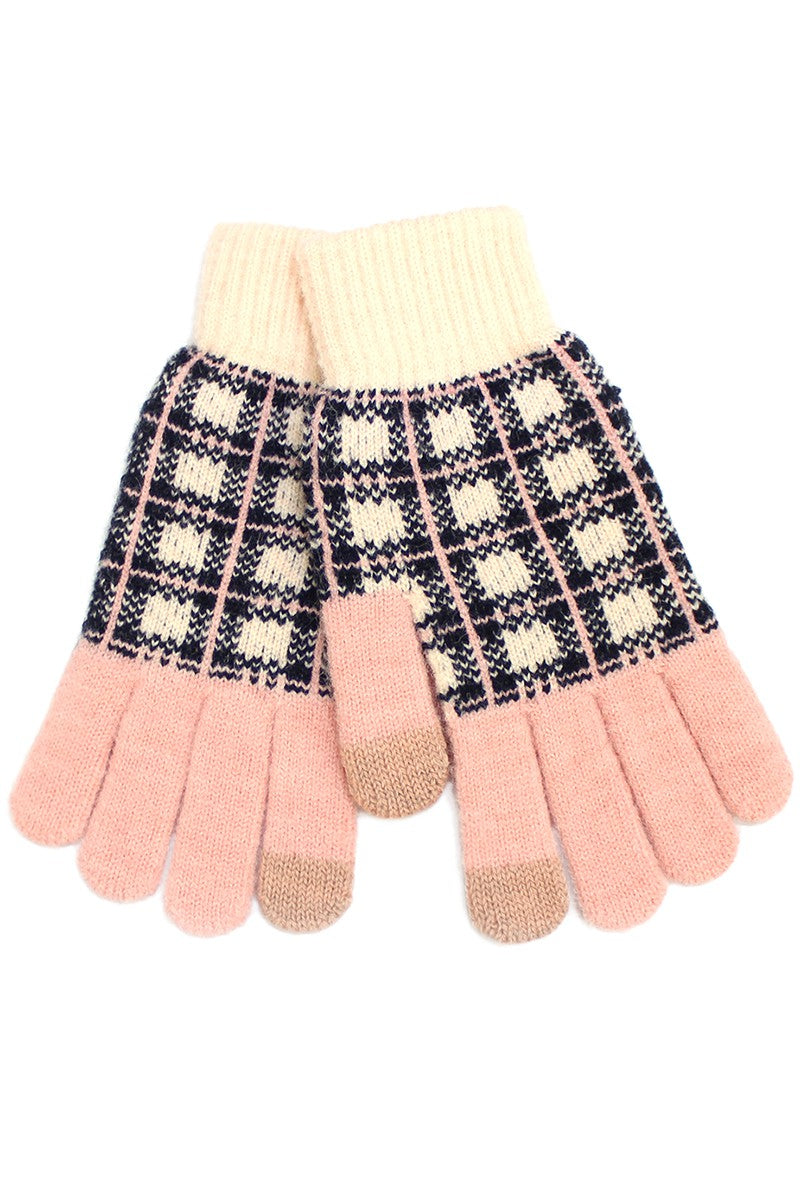 Plaid Gloves