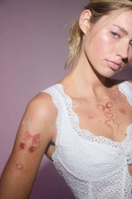 Hearts & Cherries  - Temporary Tattoos