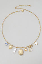 Pearls + Lockets Charm Necklace