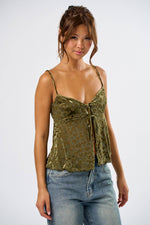 Cami Velvet Top