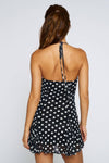 Mini Polka Dot Halter Dress