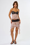 Lacey Leopard Top + Skirt