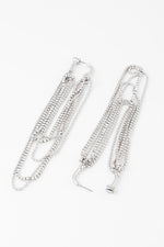 Rhinestone Drape Earrings