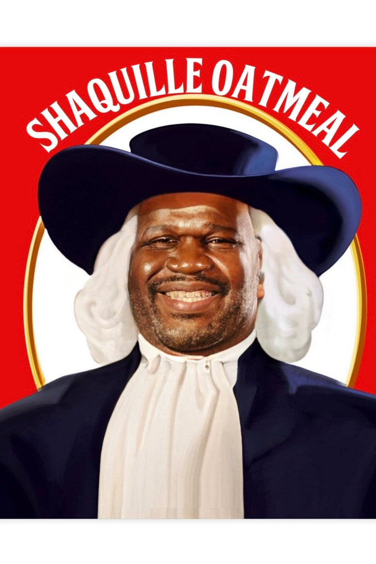 Shaquille Oatmeal Sticker