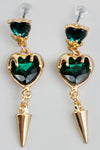 Heart Spike Earrings