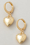 Heart Locket Earrings