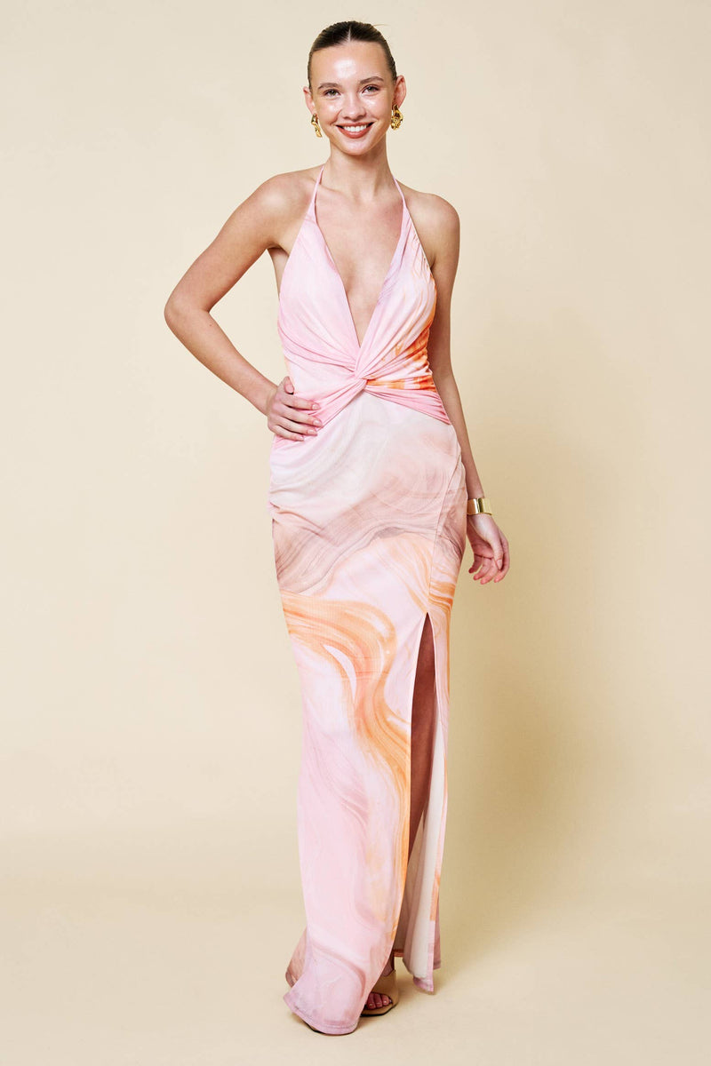 annie textured maxi dress – Splurge The tie UOM:CASE Slips Women's Short Sleeve Dress