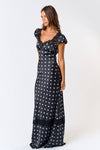 Daphne Polka Maxi Dress