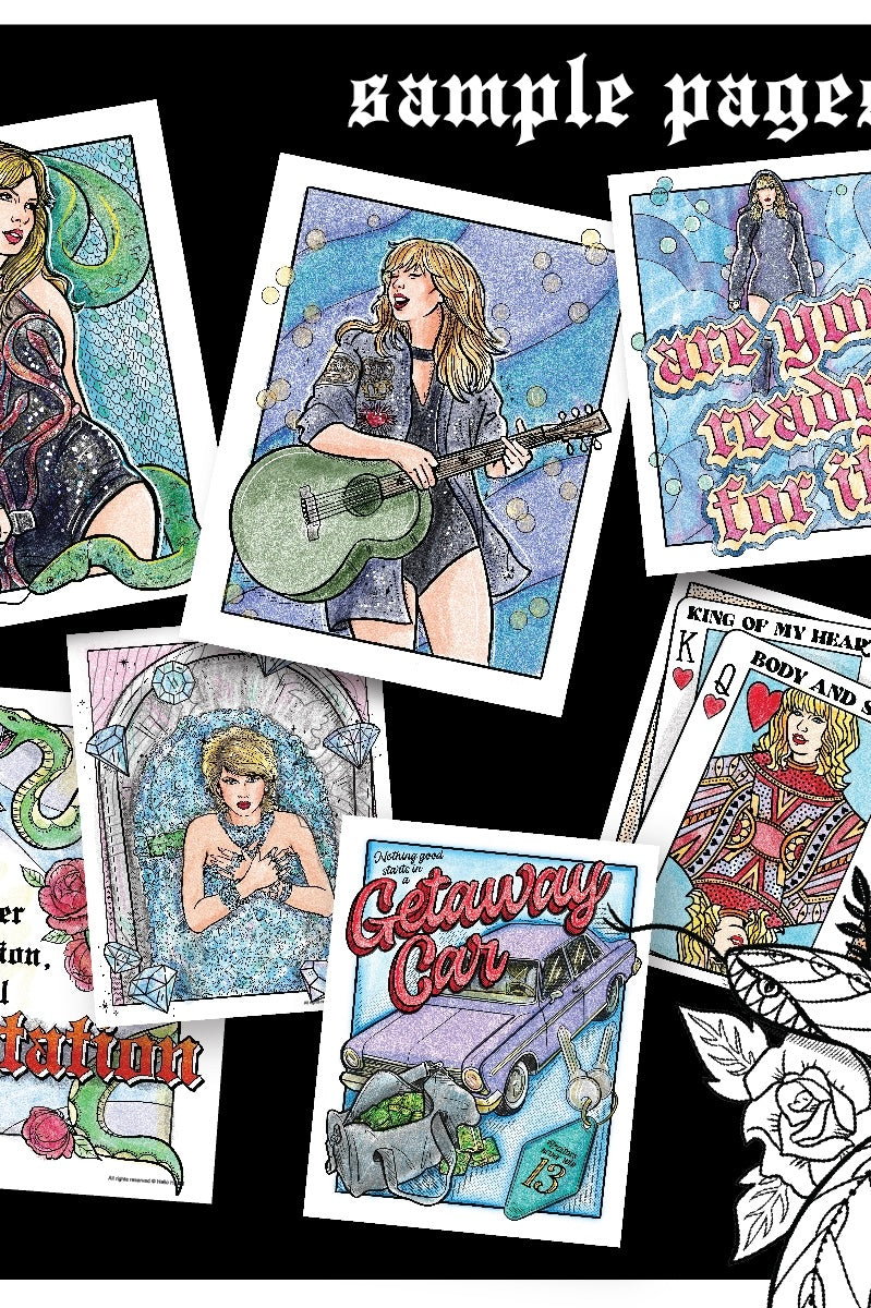 Taylor Swift Reputation Coloring Book