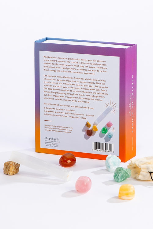 Meditation Stones Boxed Crystal Collection