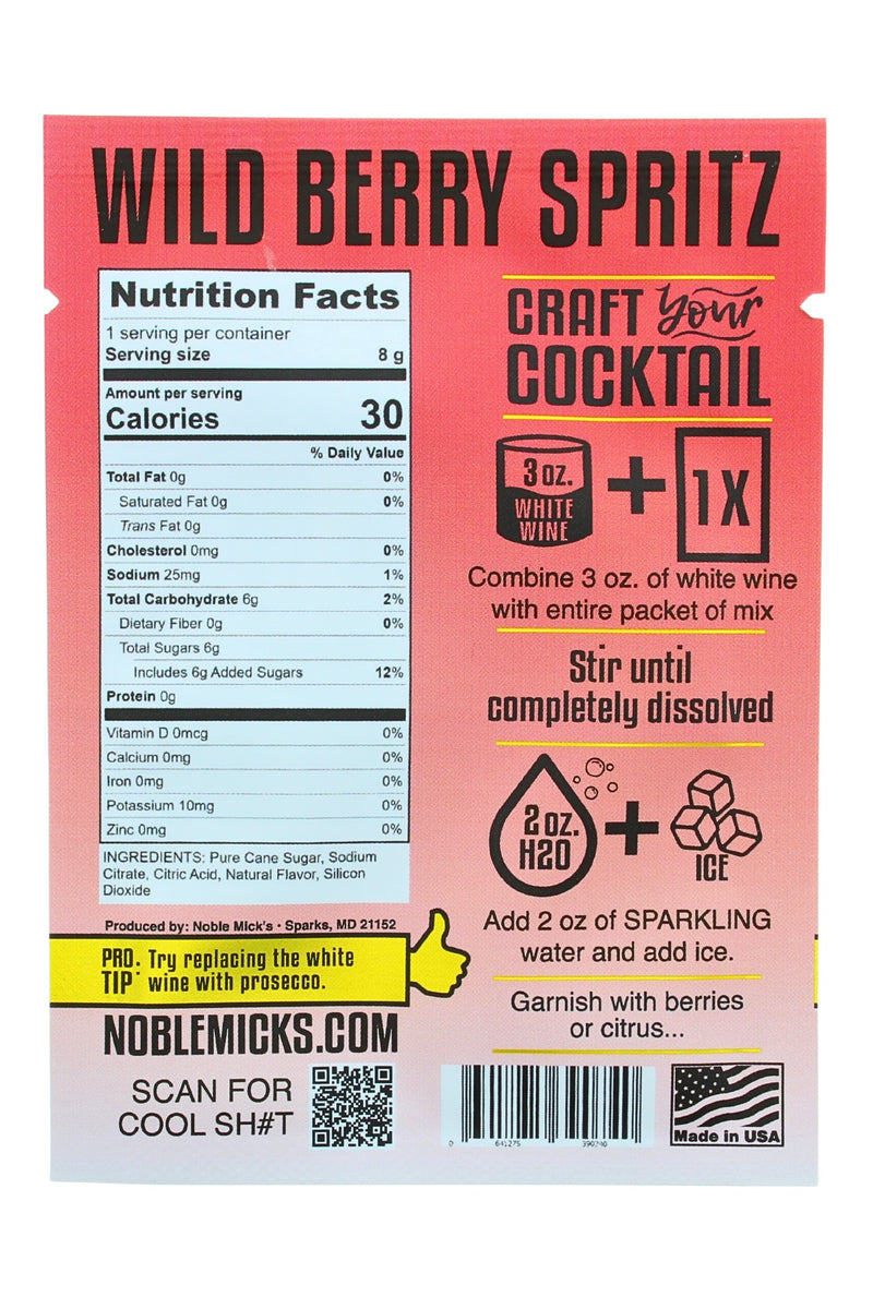 Wild Berry Spritz Cocktail