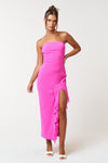Pink Glitter Maxi Dress