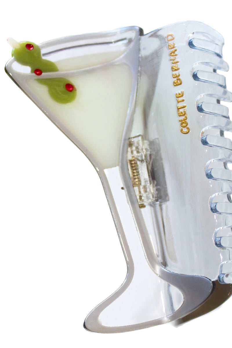 Martini Glass Hair Claw