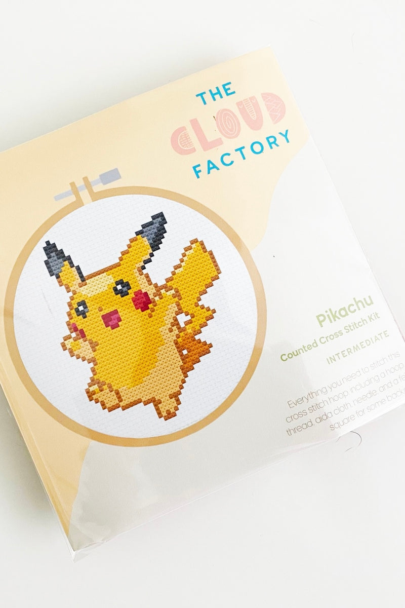 Pikachu - Diy Cross Stitch Kit