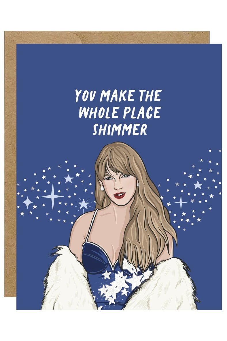 Taylor Midnights Whole Place Shimmer Card