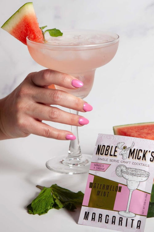 Watermelon Mint Margarita Cocktail