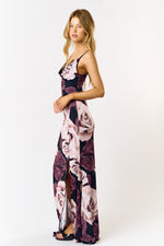 Lace + Floral Maxi Dress