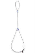 Steel Evil Eye Hand Chain