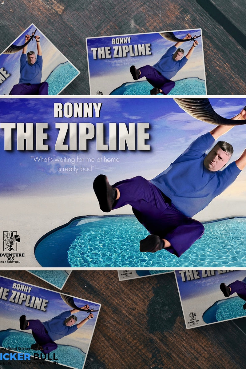 Ronny the Zipline I Think You Should Leave Sticker