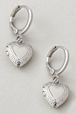 Heart Locket Earrings