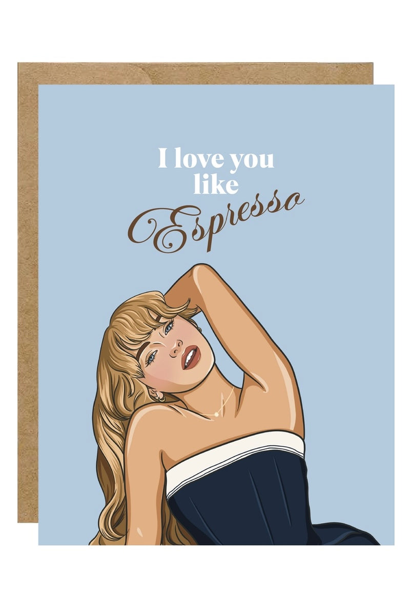 Sabrina Love You Like Espresso Card