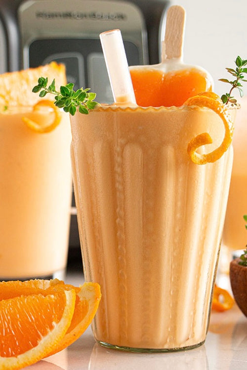 Orange Creamsicle Frozen Cocktail
