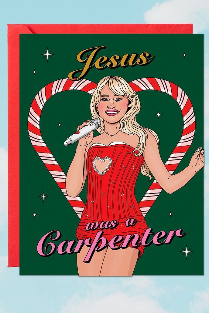 Jesus Carpenter Christmas Card