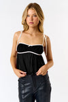 Mesh Babydoll Top