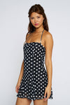 Mini Polka Dot Halter Dress