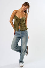 Cami Velvet Top