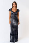Daphne Polka Maxi Dress