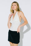 Polka Dot Halter Top