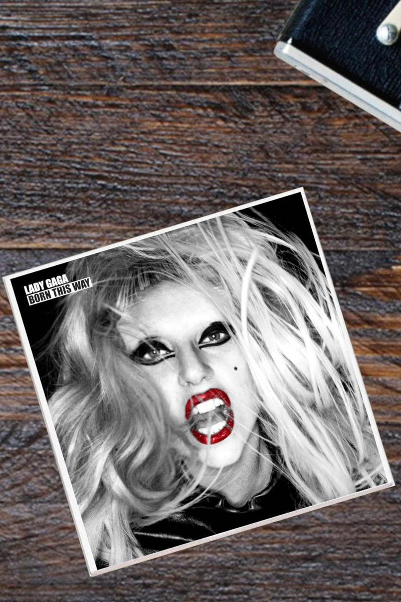Lady Gaga Album Coaster