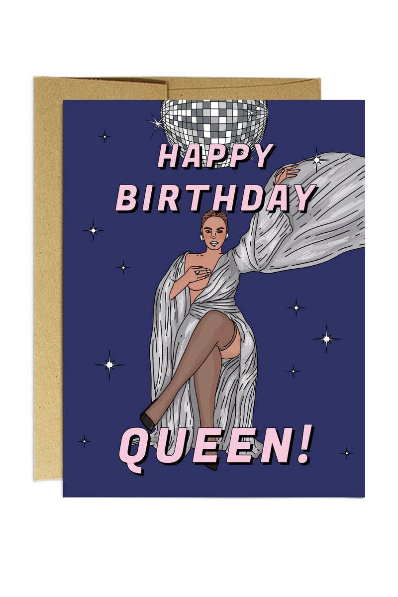 Birthday Queen Beyoncé Card