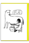 David Shrigley Card What The Hell Funny
