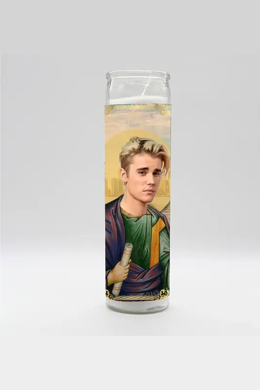 Justin Bieber Candle